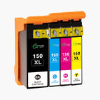 Lexmark 150XL Compatible Ink Cartridge - 4 Colors (Black/Color) | Recycled & Eco-Friendly - XL Size