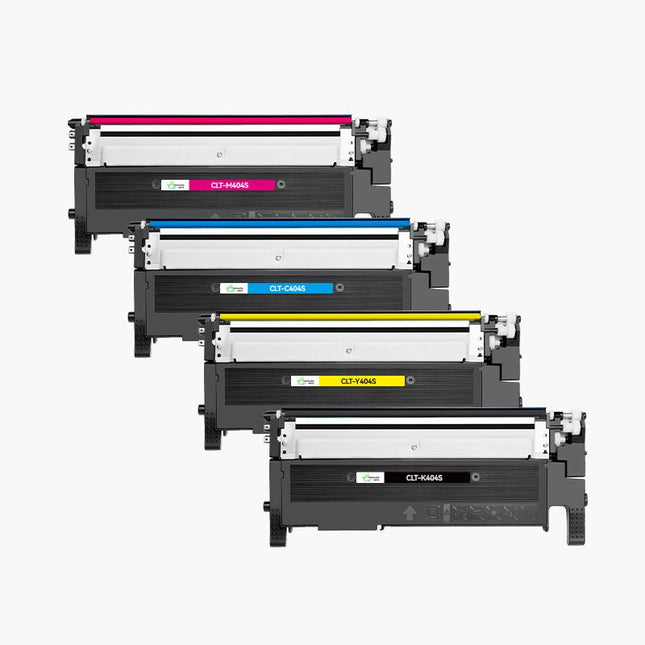 SAMSUNG CLT - 404S Compatible Toner - 4 COULEURS (Format Standard ) | Cartouche verte - Cartouche verte