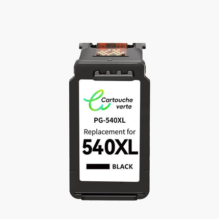 CANON PG - 540XL/CL - 541XL Cartouche d'encre compatible （Noir/Couleur）| Recyclée et écologique - Indication niveau d encre - Format XL - Cartouche verte