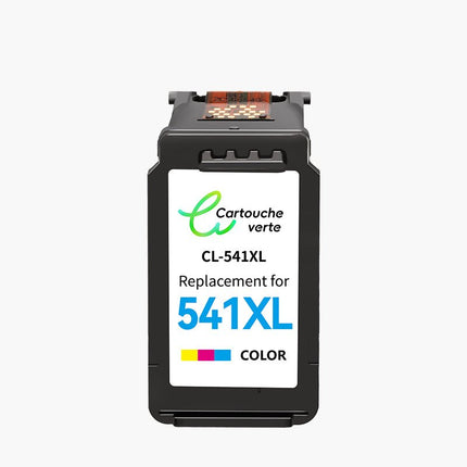CANON PG - 540XL/CL - 541XL Cartouche d'encre compatible （Noir/Couleur）| Recyclée et écologique - Indication niveau d encre - Format XL - Cartouche verte