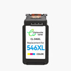 CANON PG - 545XL/CL - 546XL Cartouche d'encre compatible（Noir/Couleur）| Recyclée et écologique - Indication niveau d encre - Format XL - Cartouche verte
