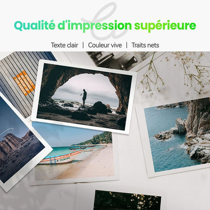CANON PGI - 550/CLI - 551 XL Cartouche d'encre Compatible - 4 Couleurs | Recyclée et écologique - Format XL - Cartouche verte