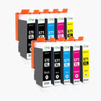 4 Zwart, 2 Cyaan, 2 Magenta, 2 Geel