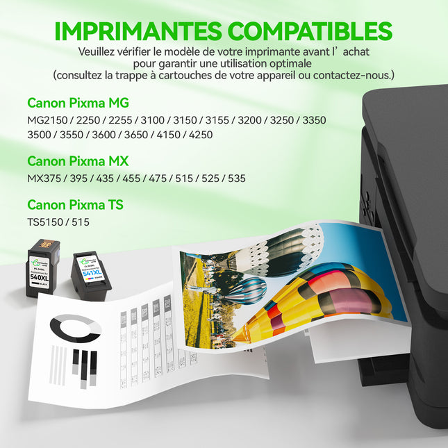 Canon PG-540XL & CL-541XL Compatible Cartridges – Black & Color