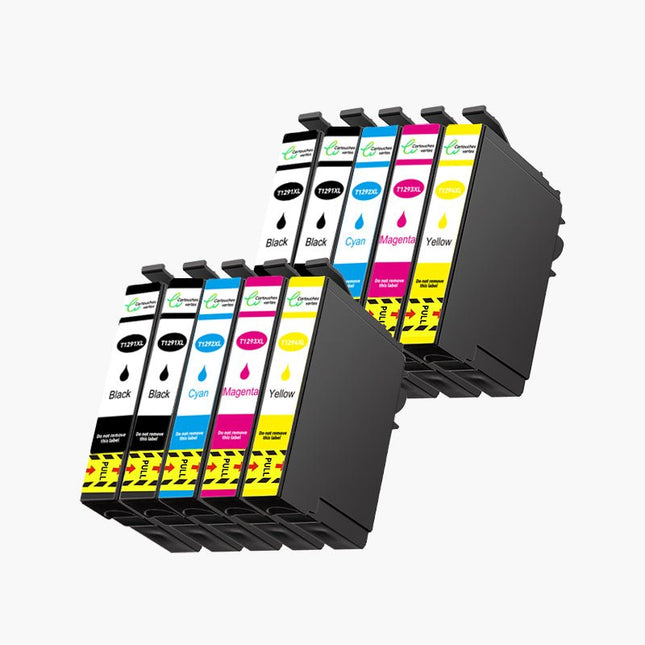 EPSON 29XL Cartouche d'encre Compatible - 4 Couleurs | Recyclée et écologique - Format XL - Cartouche verte