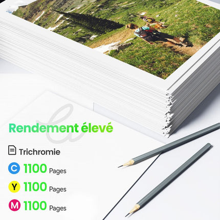 EPSON 405XL Cartouche d'encre Compatible - 4 Couleurs | Recyclée et écologique - Format XL - Cartouche verte