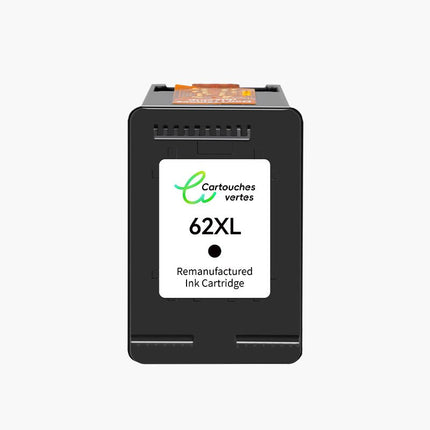 HP 62XL Cartouche d'encre compatible （Noir et Couleur ）| Recyclée et écologique - Indication niveau d encre - Format XL - Cartouche verte